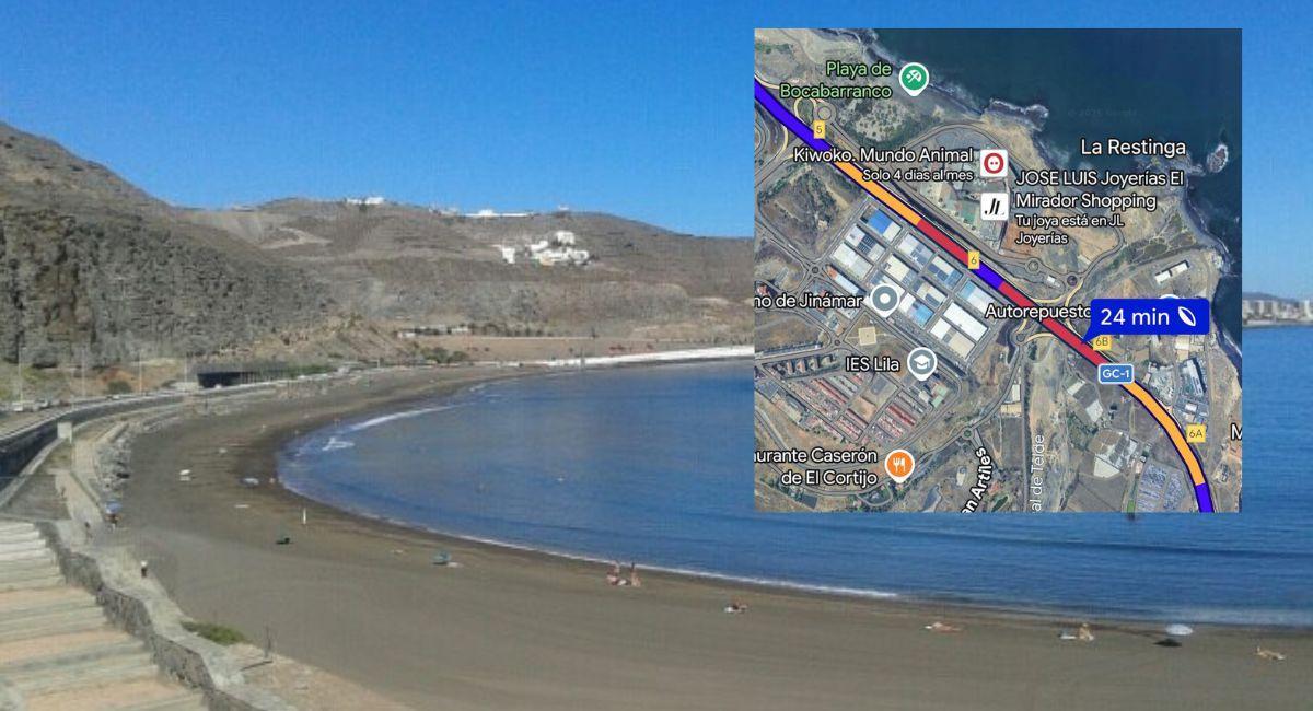 Tres accidentes en la GC-1 en dirección norte provocan retenciones a primera hora en Gran Canaria