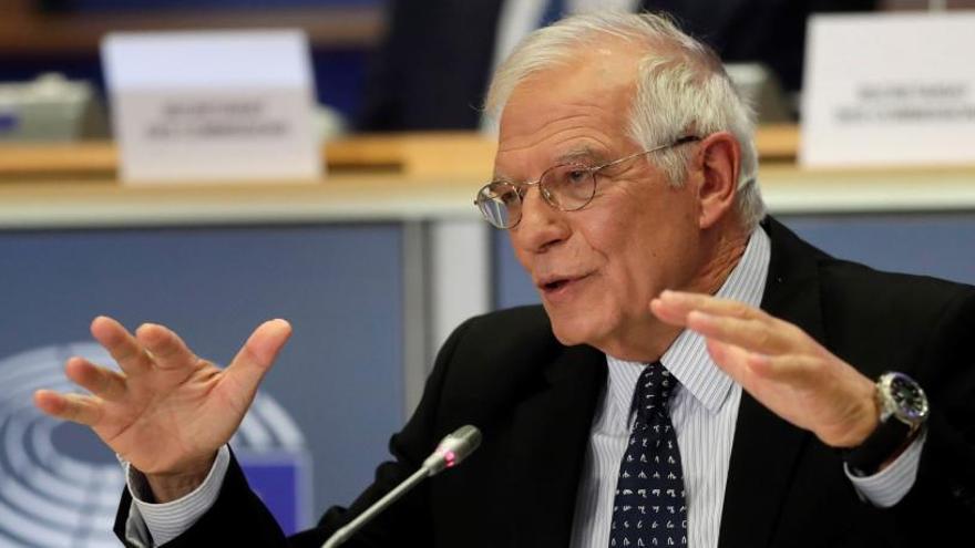 Josep Borrell, en el Parlamento Europeo.