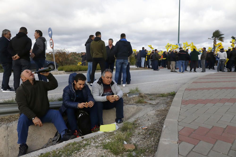 Los agricultores se manifiestan en Málaga contra la bajada de precios