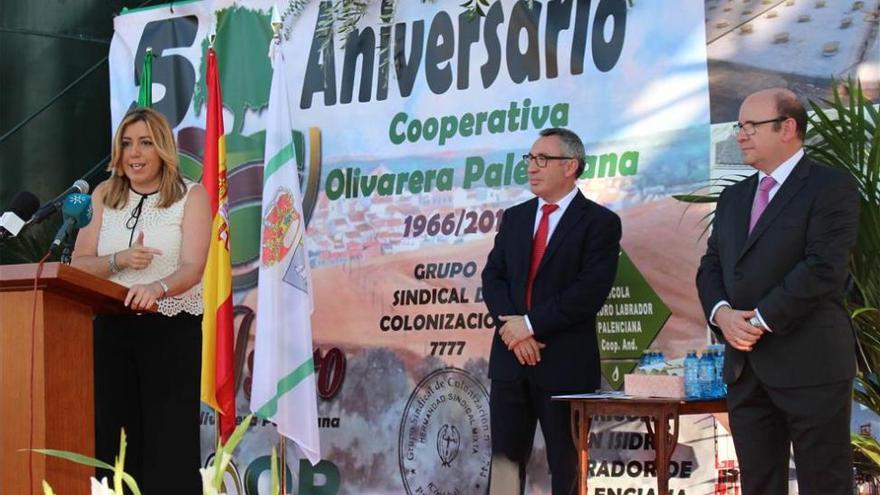 Díaz destaca que Andalucía exporta en aceite de oliva &quot;lo mismo que en aviones&quot;