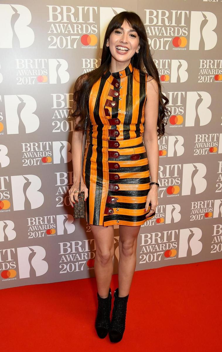 Zara Martin en los 'Brit Awards 2017'