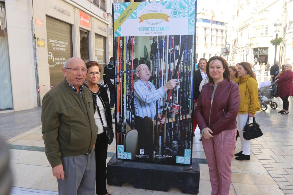 Málaga homenajea a sus comercios centenarios