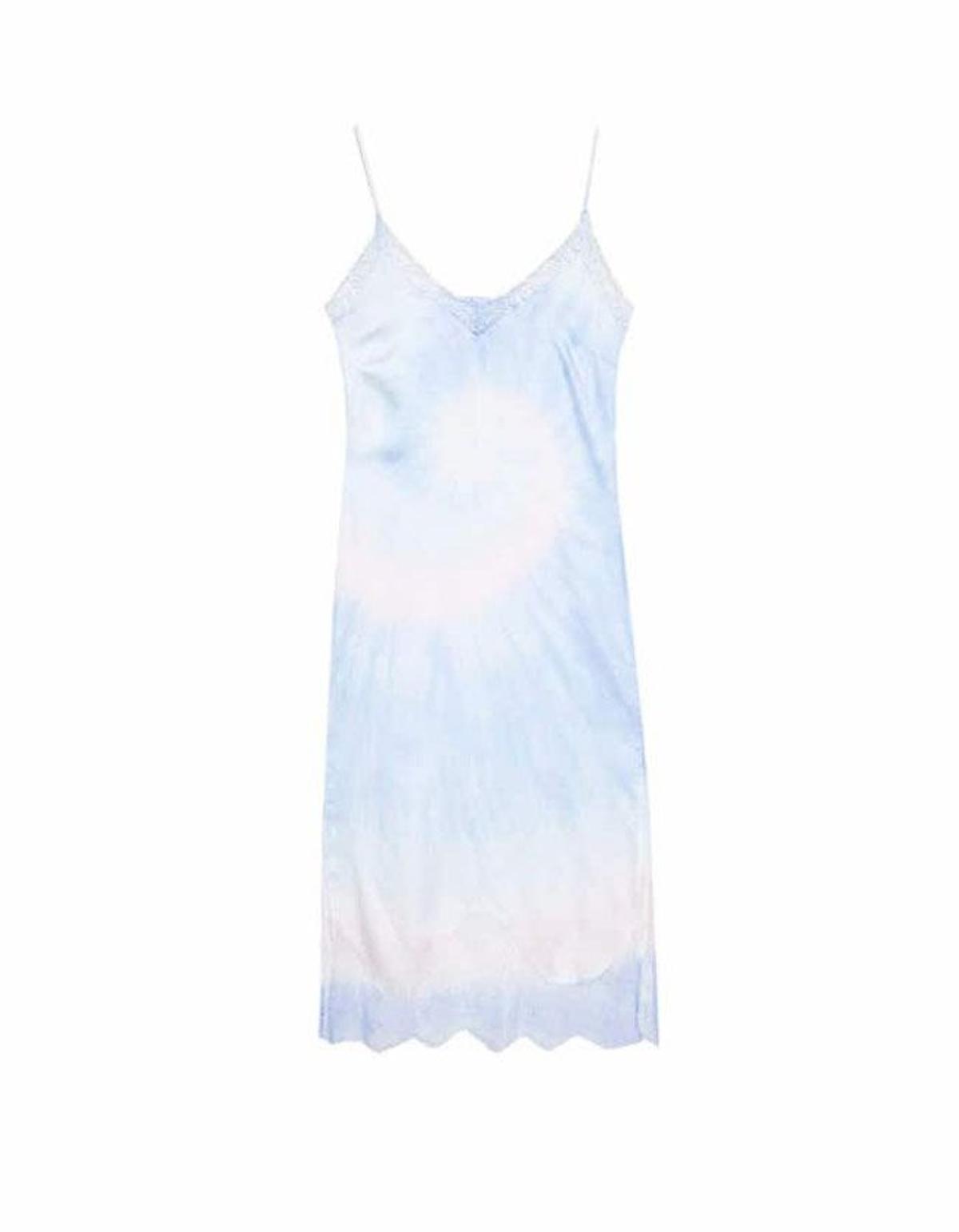 Vestido 'tie-dye' lencero, de Stradivarius