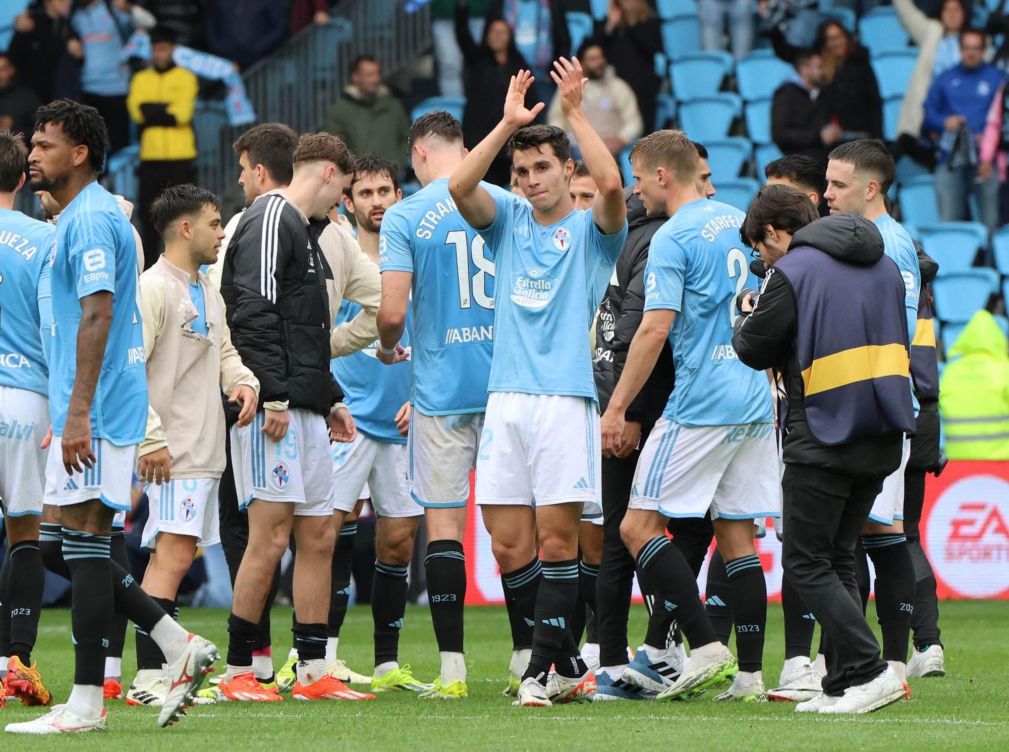 El Celta-Villarreal, en imágenes