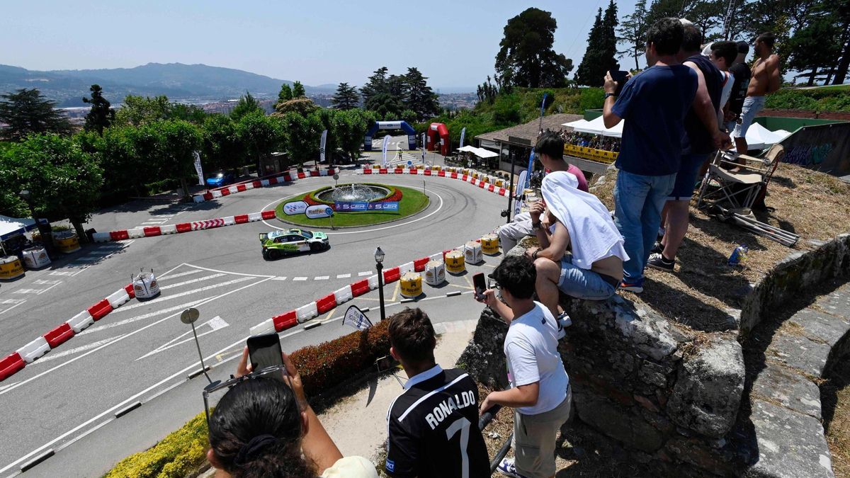 Las imágenes del último tramo del Rallye Rías Baixas