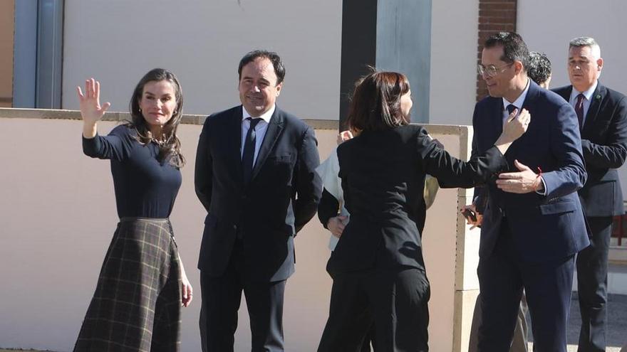 La reina Letizia llega a Elda: visita la empresa de calzado Pedro García