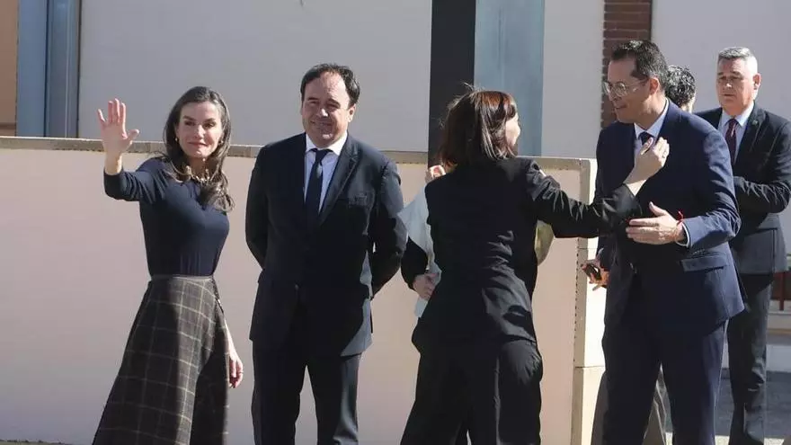 La reina Letizia llega a Elda: visita la empresa de calzado Pedro García