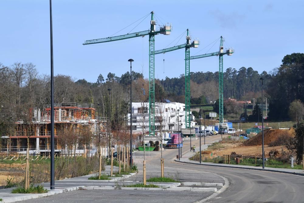 Obras de la urbanización Finca de Xaz