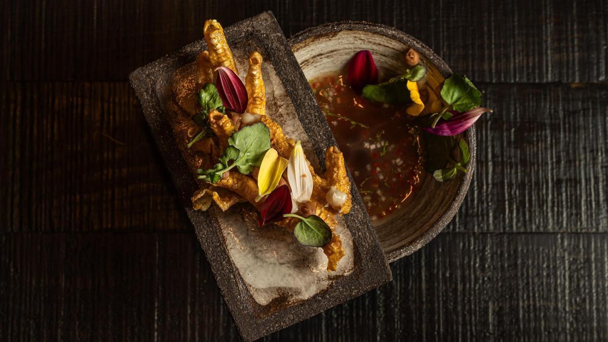 Sancocho de gallina del restaurante Chambacú.