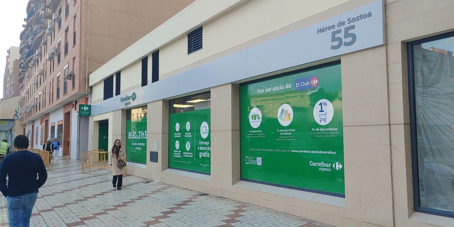 Carrefour abre un nuevo supermercado Express en calle Héroe de Sostoa de  Málaga