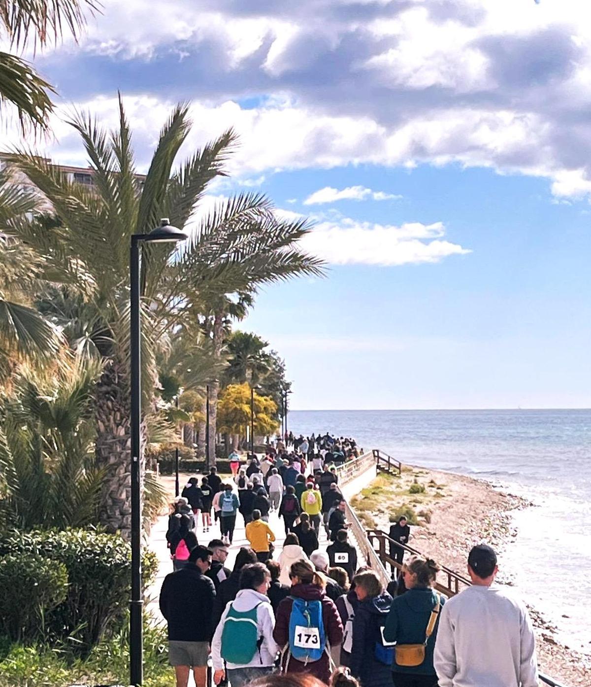 Participantes en la marcha del pasado año
