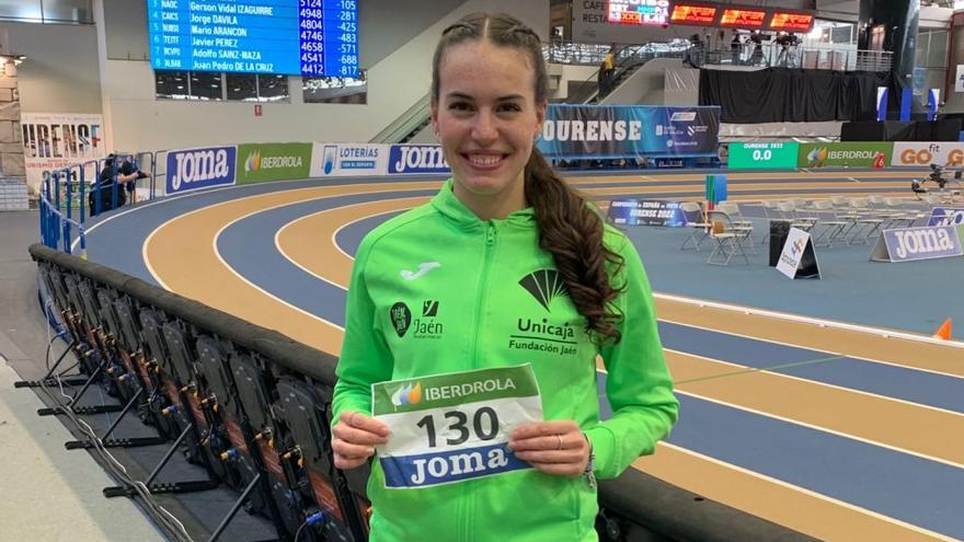 Carmen Avilés, en el Campeonato de España de Ourense.