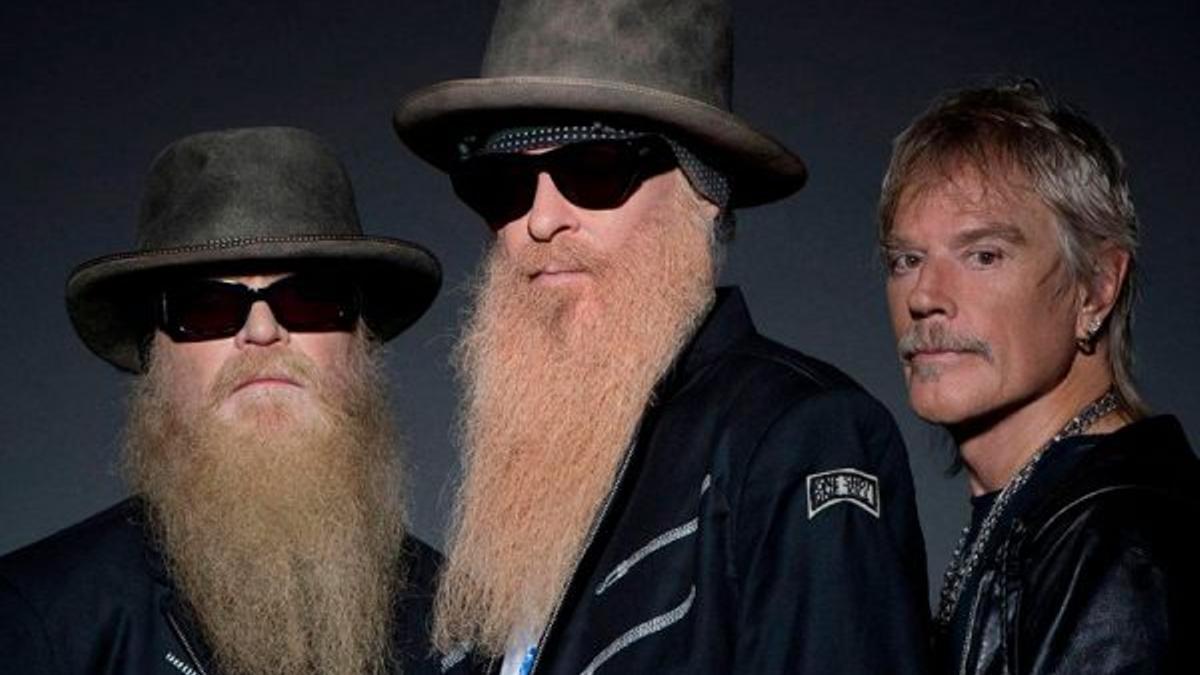 Billy F. Gibbons, Elwood Francis y Frank Beard, miebros de la banda ZZ Top