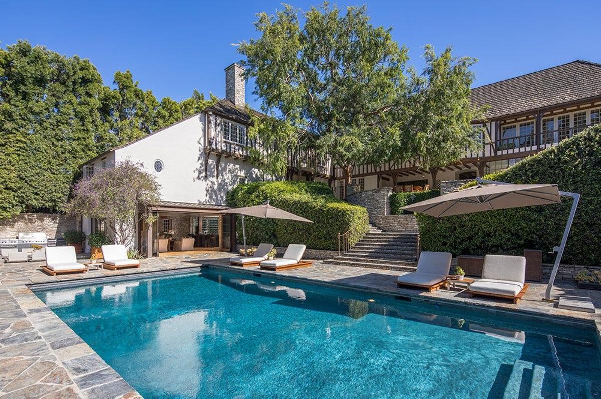 Piscina de la casa de Brad Pitt y Jennifer Aniston