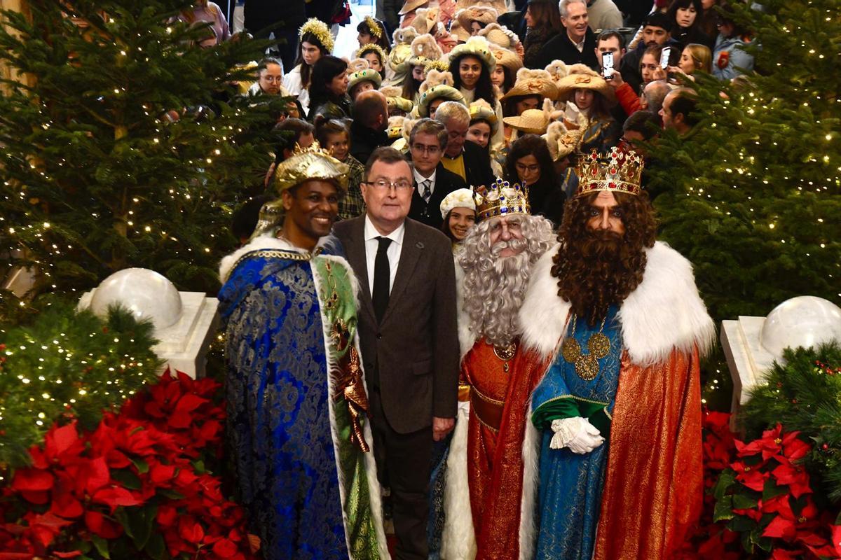 Recepción a los Reyes Magos en Murcia
