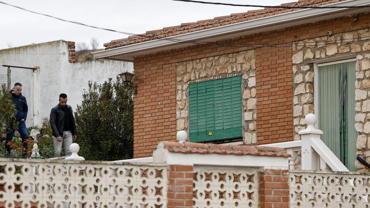 La casa de Morata de Tajuña on es van trobar els cadàvers.