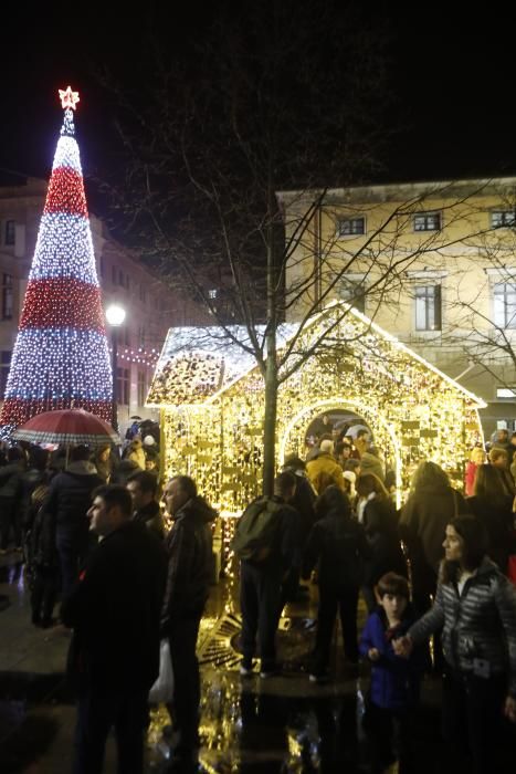 Luces de Navidad en Gijón