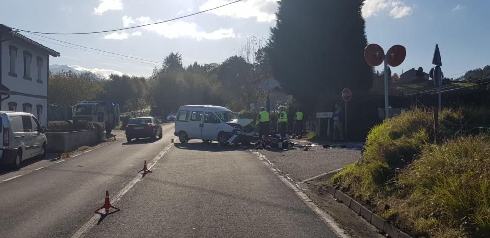 Accidente en Oviedo: Fallece un motorista en Santa Marina de Piedramuelle