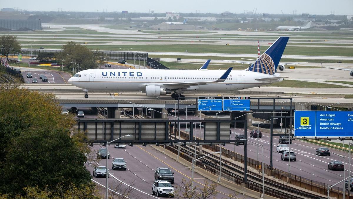 Un vuelo de United Airlines