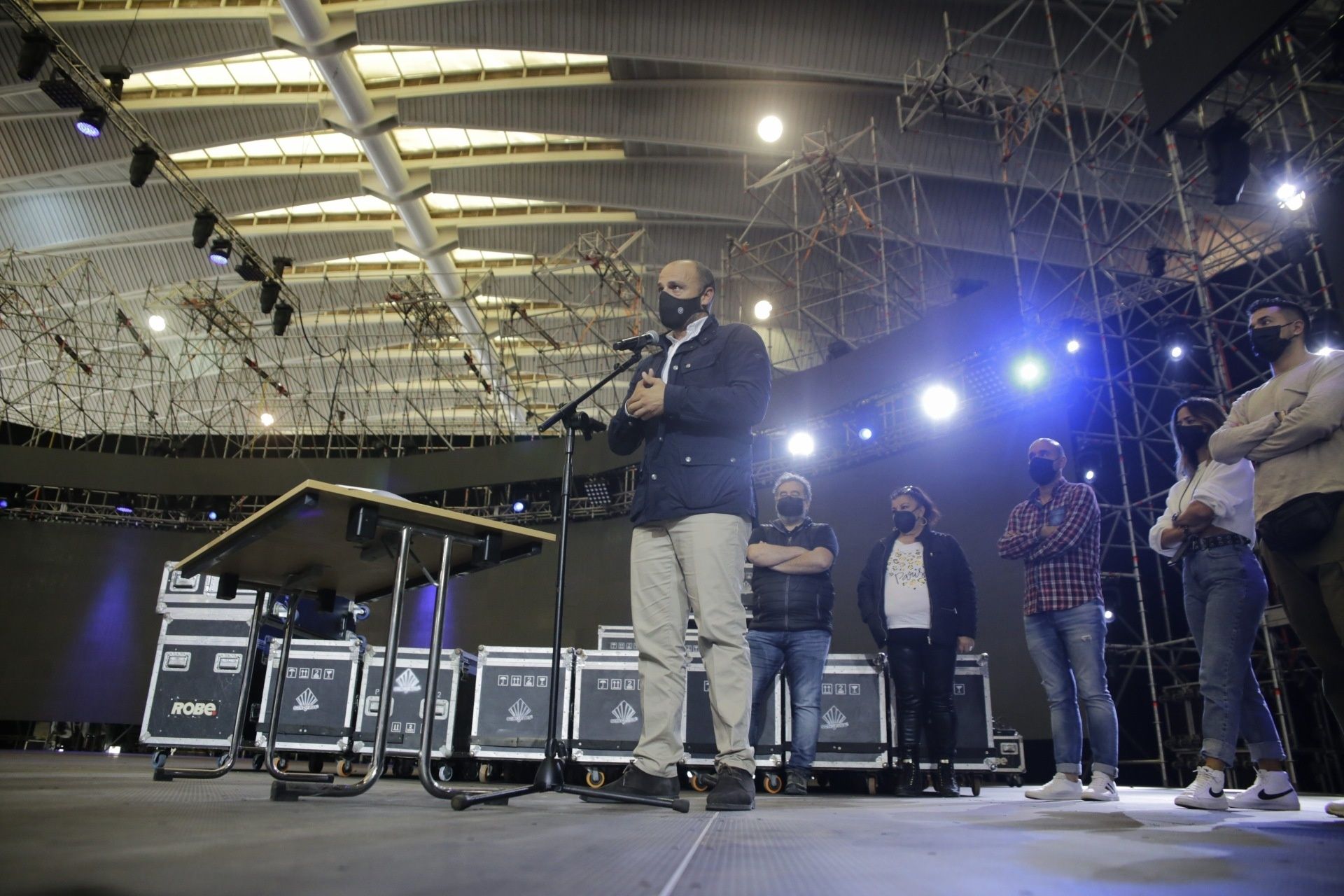 Escenario del 'Carnaval Virtual 2021' de Santa Cruz