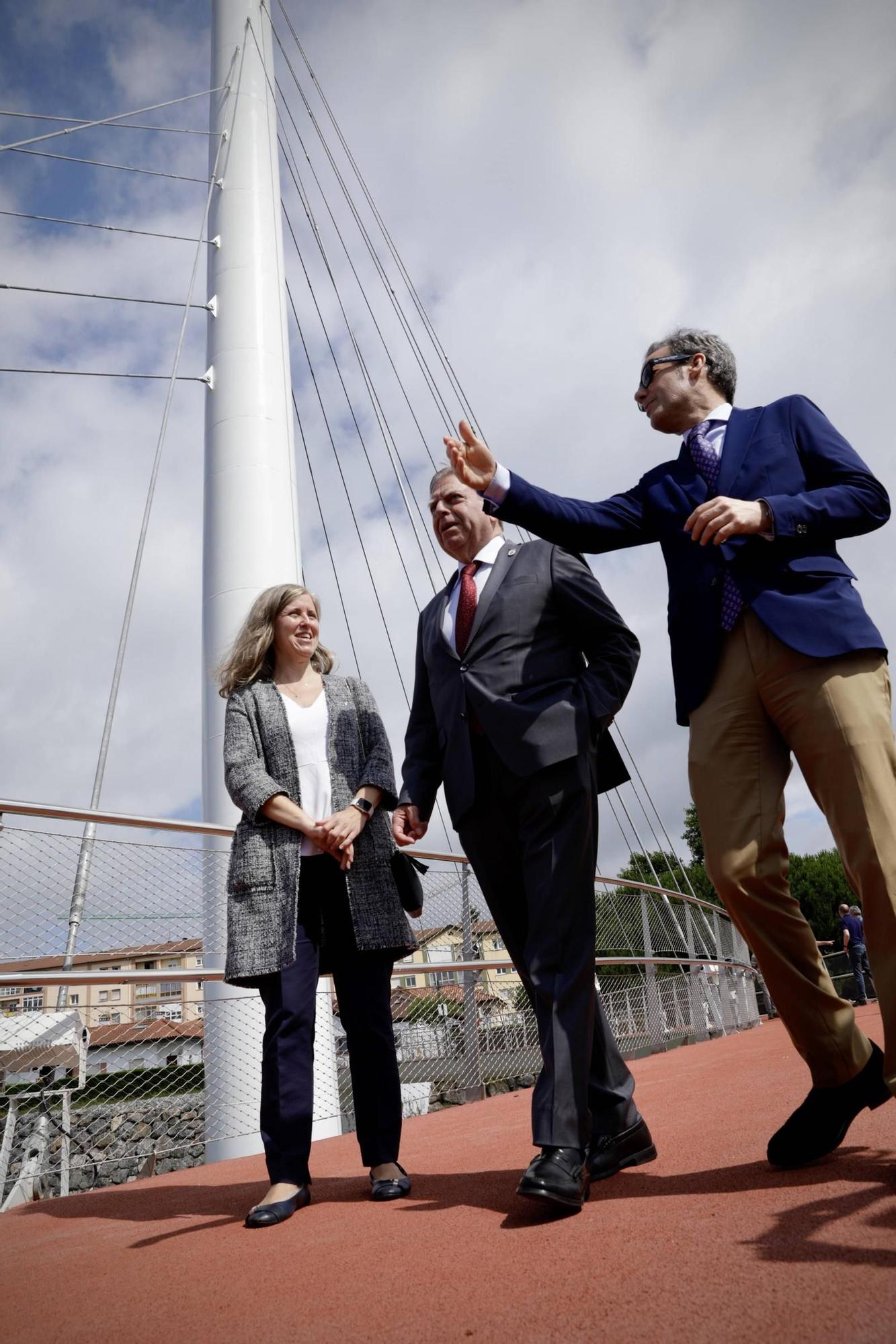 Inauguración del parque lineal de entrada a Oviedo por la "Y"