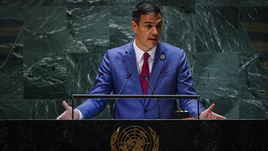 Sánchez defiende en la ONU el multilateralismo y la agenda progresista frente a &quot;una ola extremista y reaccionaria&quot;