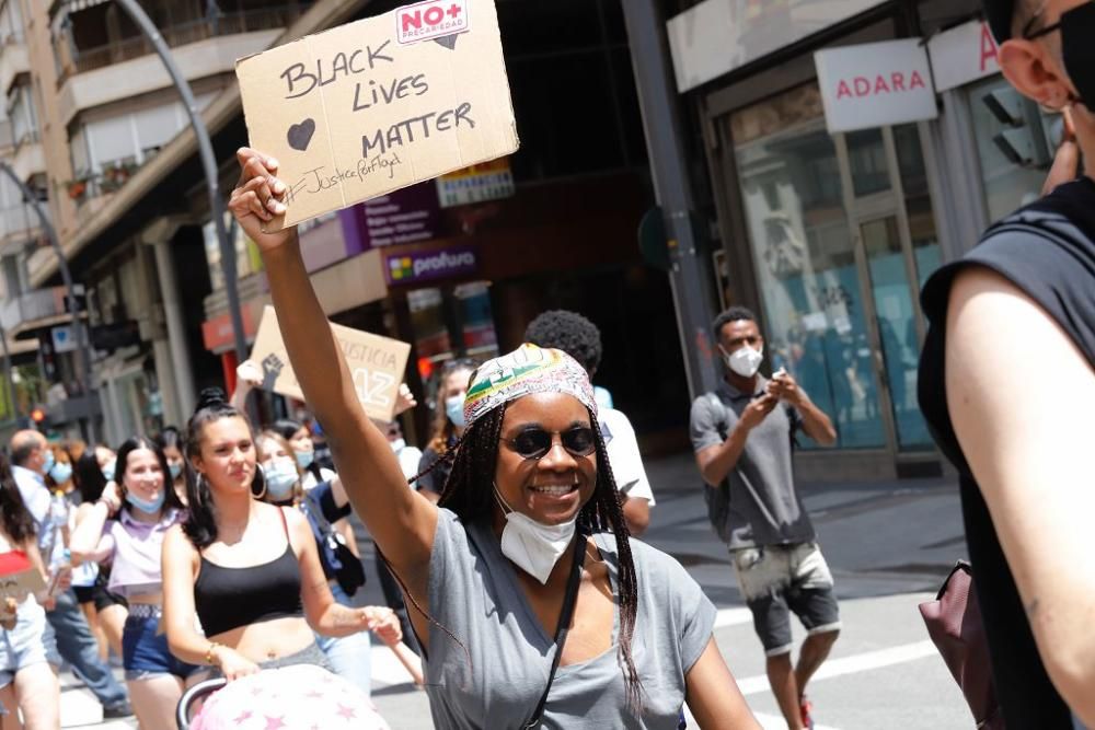 Protesta contra el racismo en Murcia