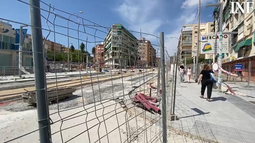 La avenida Padre Esplá, cortada al tráfico hasta el 15 de agosto por obras