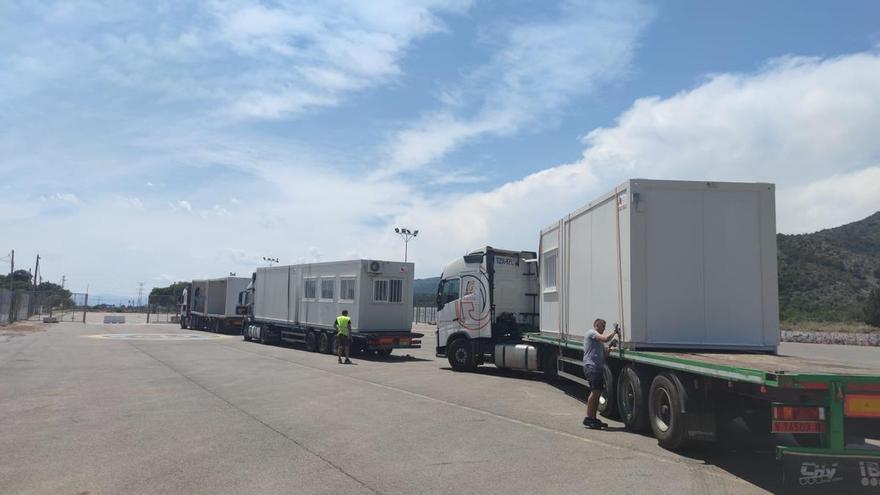 Arranca el montaje del FIB con la instalación de casetas en el recinto de festivales en Benicàssim