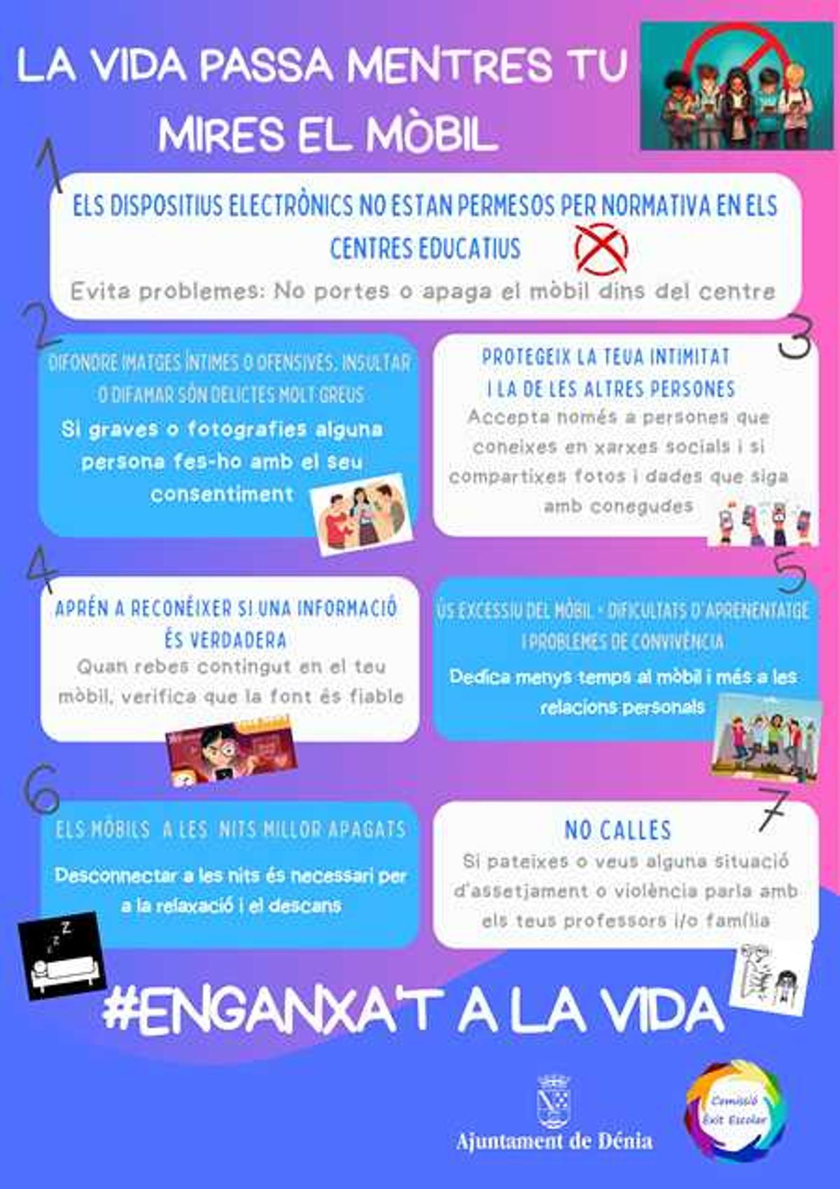 Folleto informativo para los alumnos y alumnas