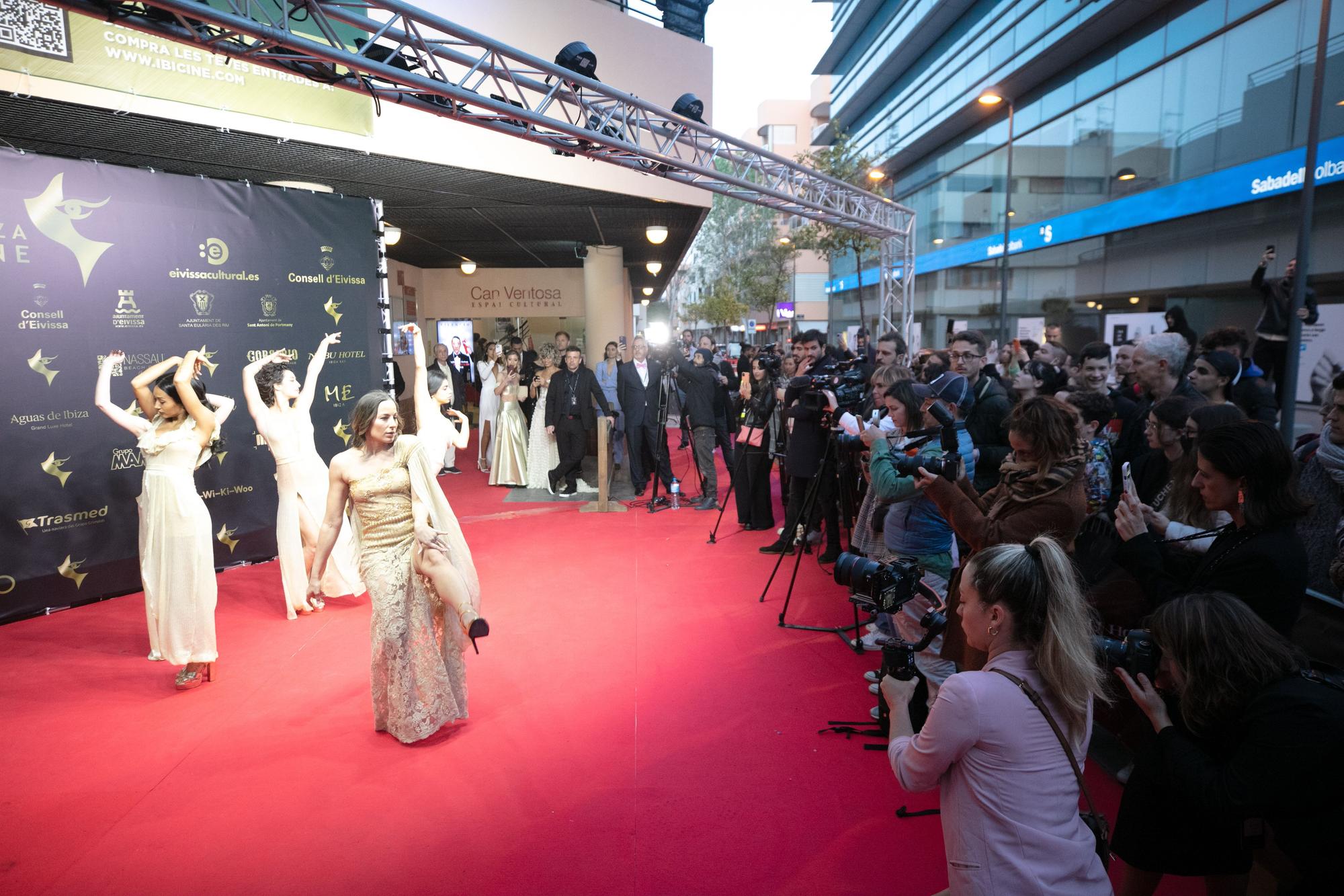 La alfombra roja y gala de clausura del festival Ibicine de Ibiza.