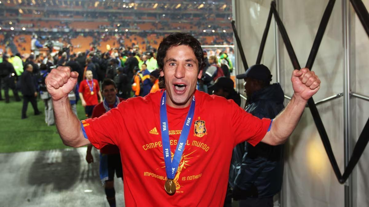 Capdevila tras ganar el Mundial.