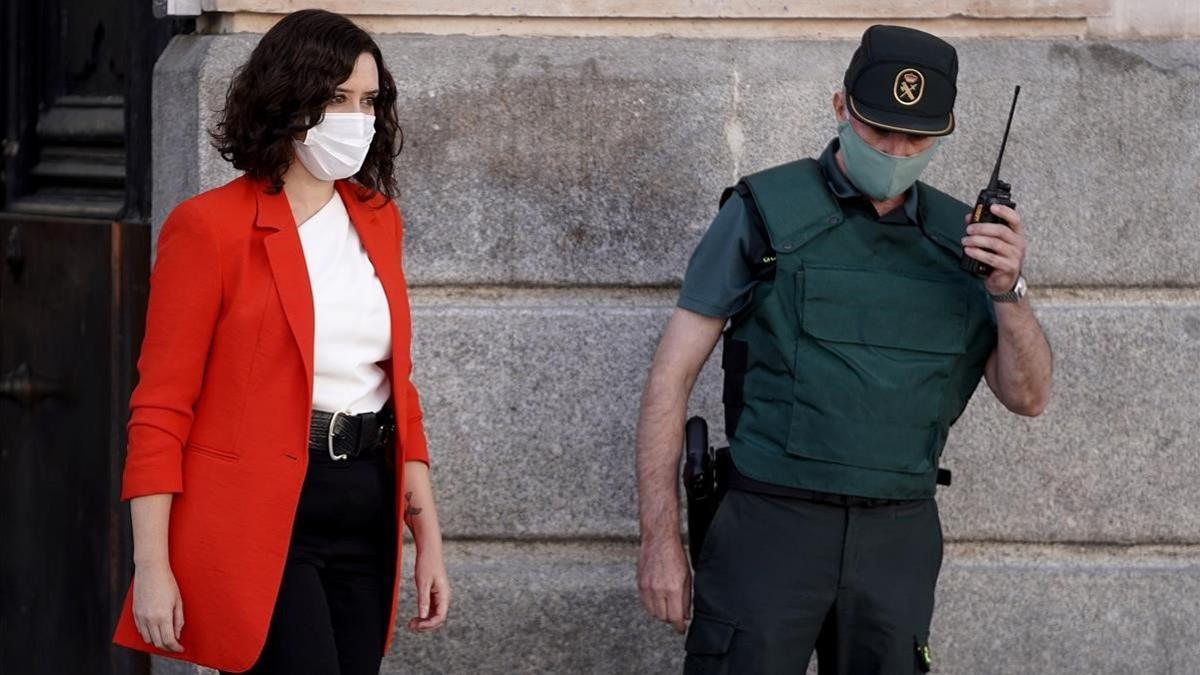 La presidenta de la Comunidad de Madrid, Isabel Díaz Ayuso.