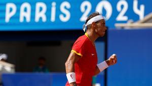 Rafa Nadal supo apretar los dientes para pasar ronda en su debut en individuales.