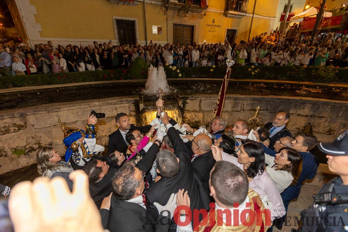 Procesión del Baño y parlamento en las Fiestas de Caravaca