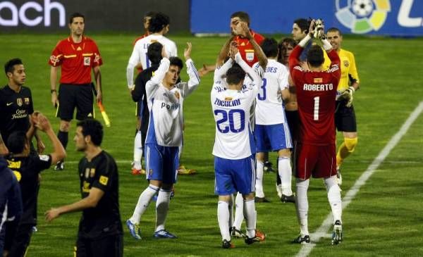 Las imágenes del Real Zaragoza - FC Barcelona