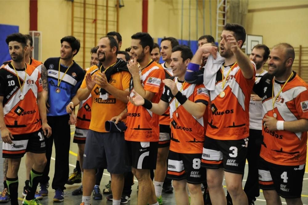 Balonmano: El CAB Cartagena, campeón de Segunda