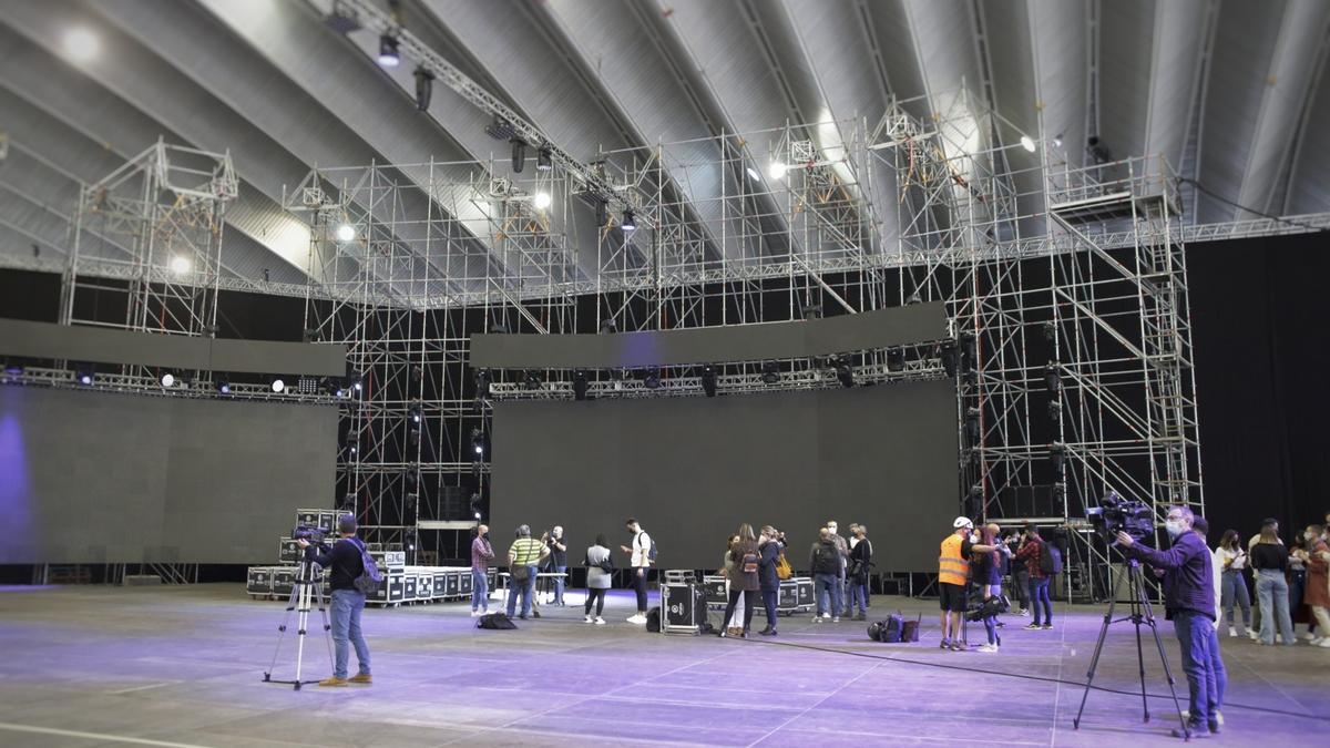 Escenario del 'Carnaval Virtual 2021' de Santa Cruz