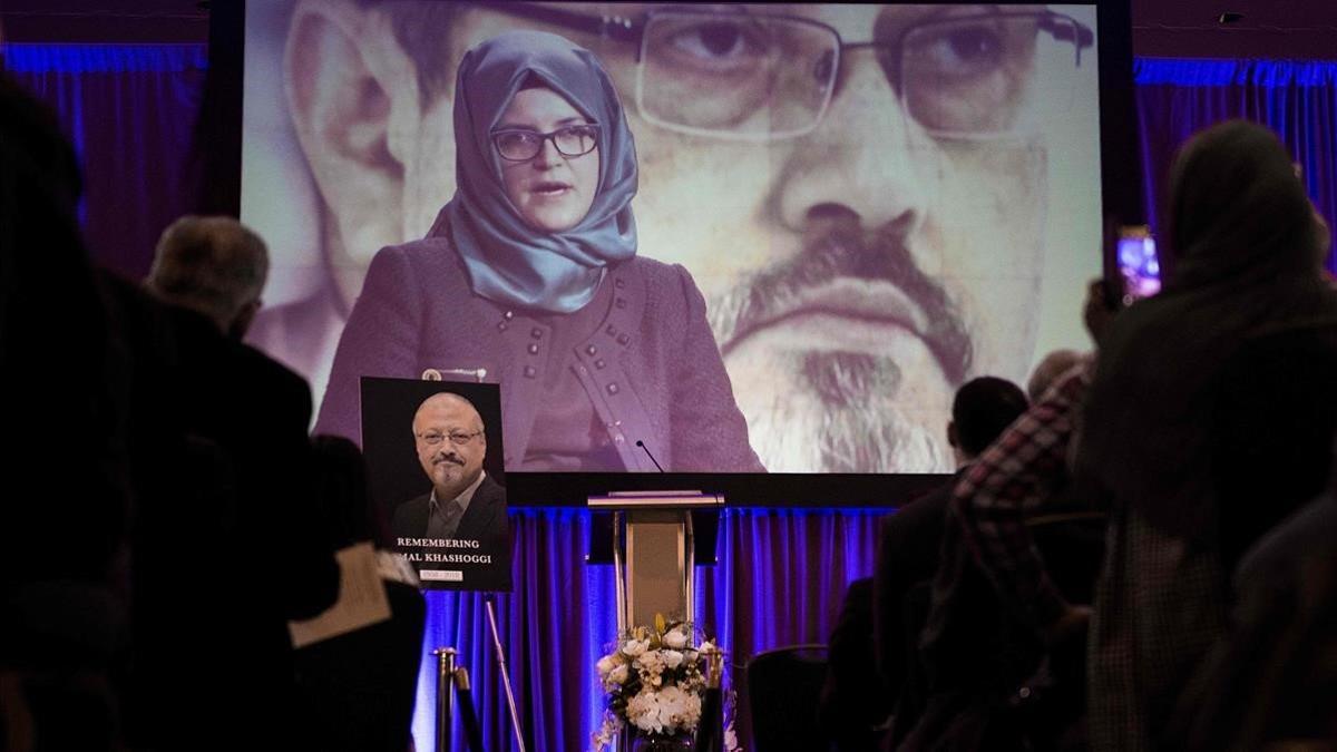 Acto de homenaje en washington a khashoggi