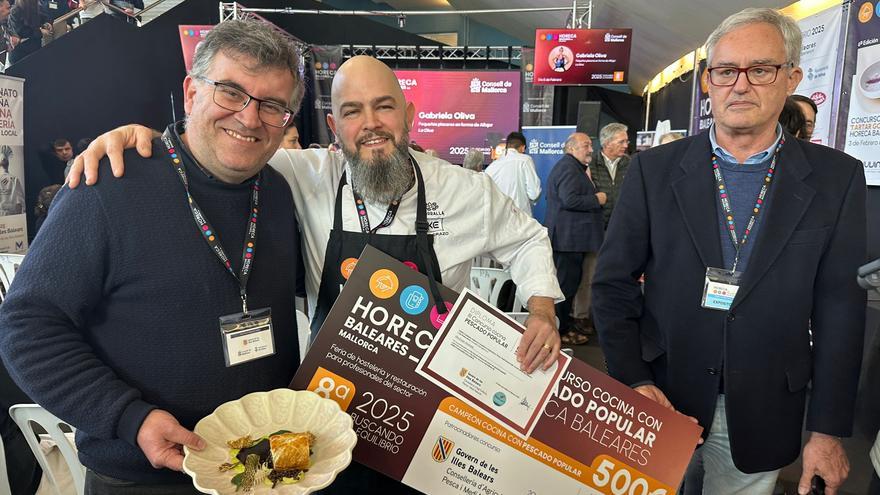 El chef Kike Erazo del restaurante Morralla gana el concurso de cocina con pescado popular de Mallorca: esta es la receta vencedora
