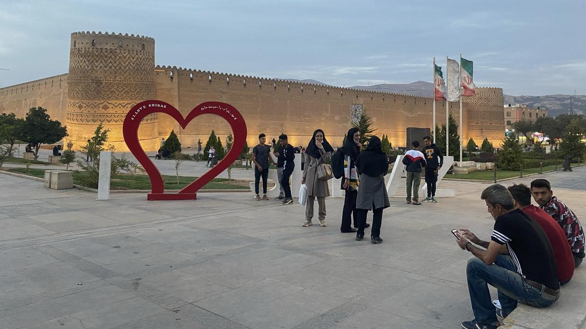 Panorámica de la ciudadela de Shiraz una tarde de este noviembre.