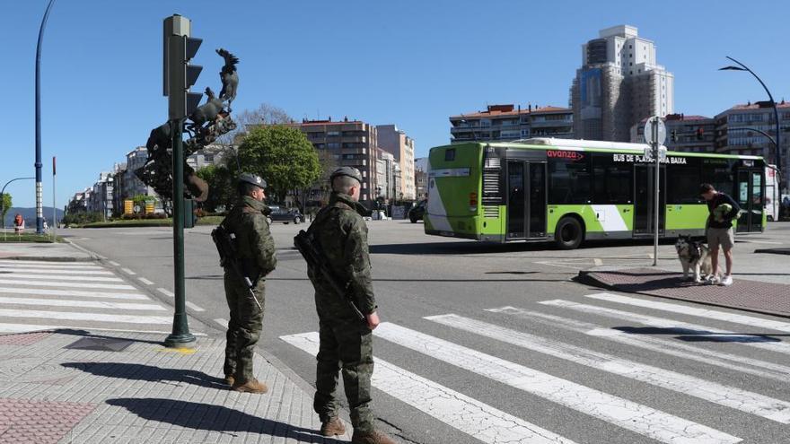 Coronavirus en Vigo: Así ha sido el despliegue de la Brilat