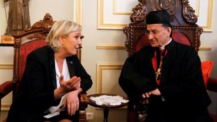 Le Pen sí que es va reunir amb el patriarca de l&#039;església meronita del Líban.