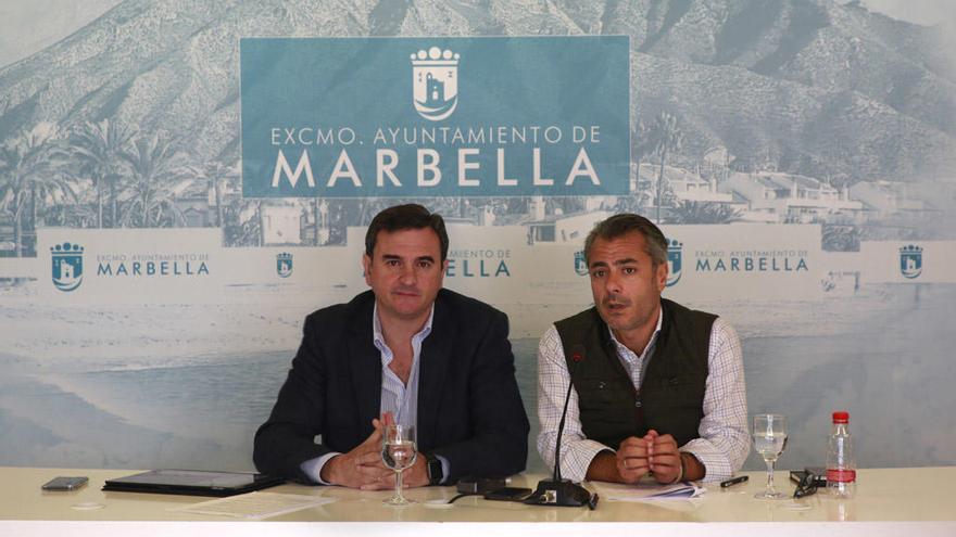 Los concejales Félix Romero y José Eduardo Díaz.