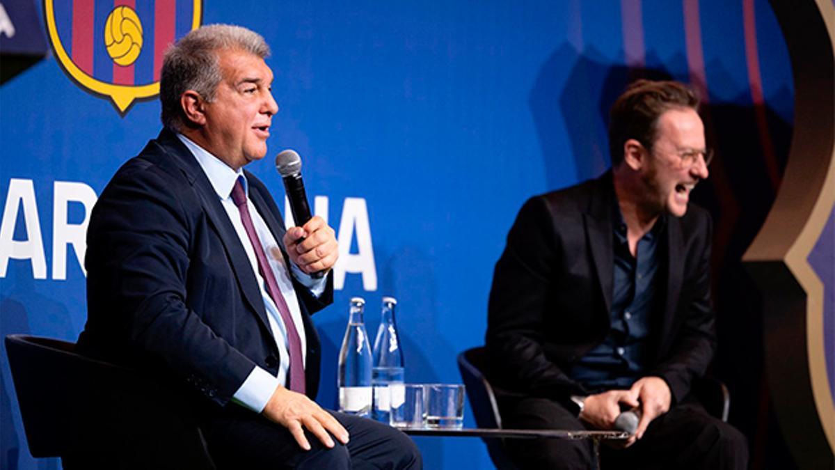 Laporta: "El Barça se vive muy intensamente y yo me divierto y me lo paso pipa"