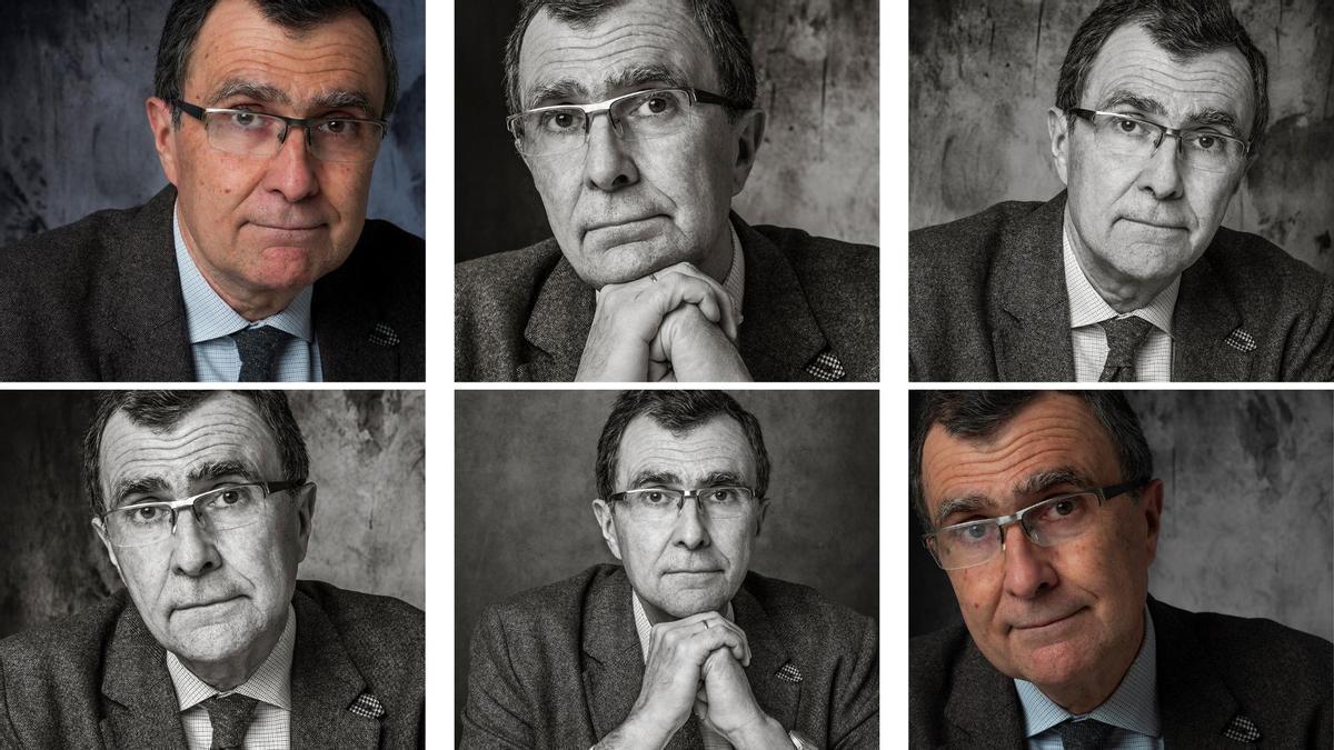 Cartón de fotos de José Ballesta en el estudio de Juan Ballester.