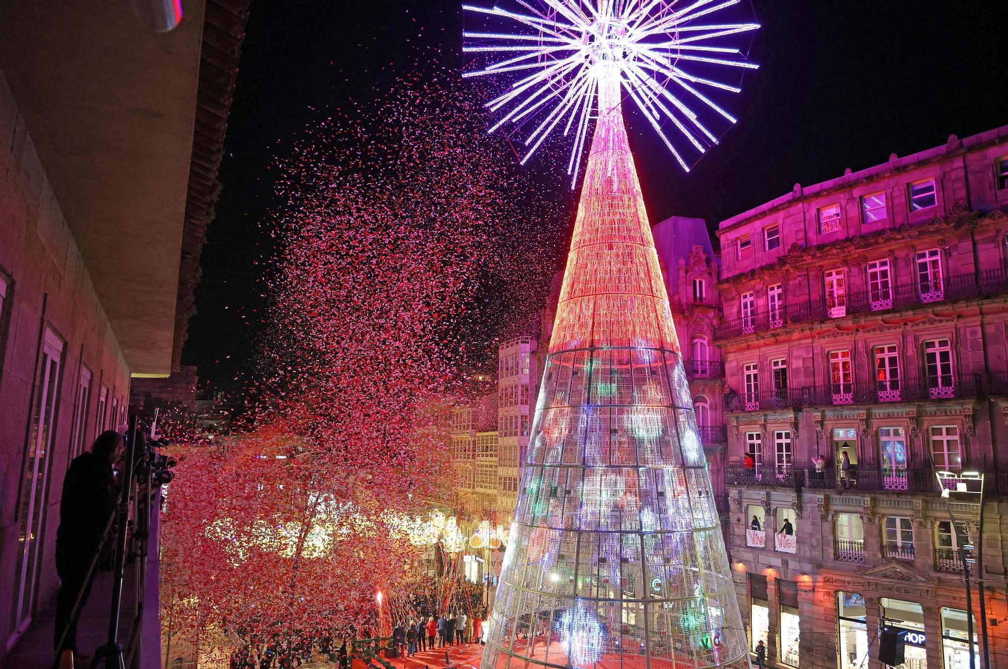 La Navidad de Vigo ya deslumbra al mundo