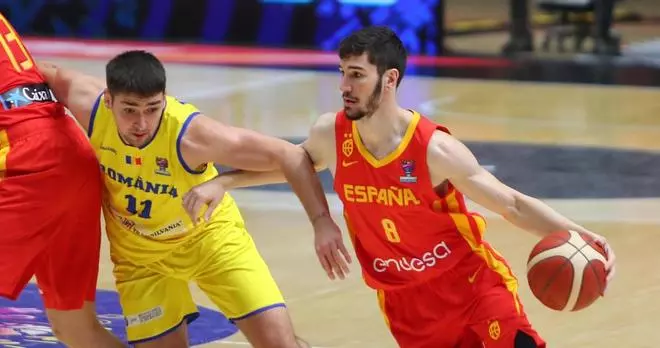 Partido entre España y Rumania
