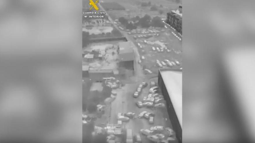 Dron de la Guardia Civil para búsqueda y localización de personas en Valencia