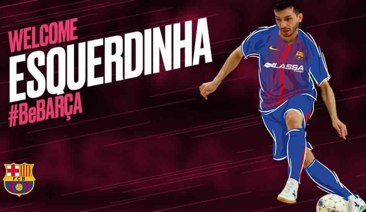 Ezquerdinha ya es jugador del Barça Lassa